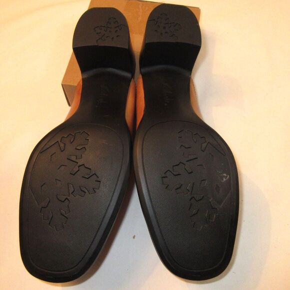 Women’s Clark Slip-On Heeled Leather Shoes US Size 10 - Picture 8 of 10